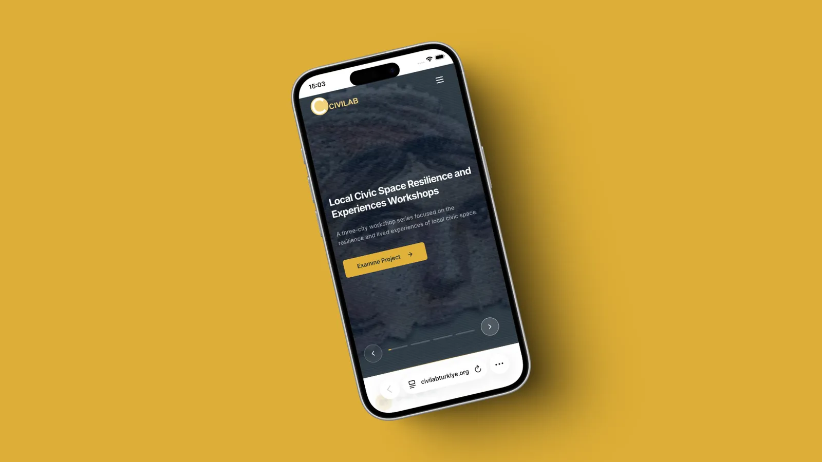 Civilab Türkiye mobile site